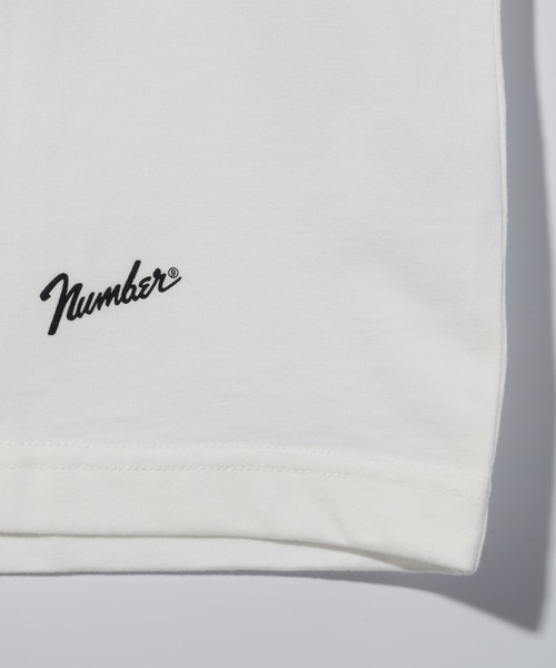 NUMBER (N)INE（ナンバーナイン）の「【NUMBER(N)INE/ナンバーナイン】BASIC HEM PRINTED SLEEVELESS SHIRT / ベーシック ワンポイント ロゴプリント ノースリーブ クルーネックシャツ（Tシャツ/カットソー・メンズ・ブラック/ホワイト/チャコールグレー・M/L/XL）」の7枚目の写真