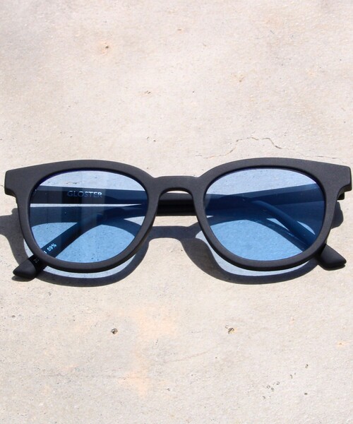 GLOSTER（グロスター）の「【GLOSTER/グロスター】マット加工 フラットサングラス カラーレンズ（サングラス・メンズ・ロイヤルブルー/チャコールグレー/ダークブラウン/ブラック/ダークグリーン・FREE）」の6枚目の写真