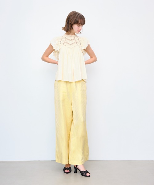 Launa lea(ラウナレア)の「7cmヒールチュールストラップサンダル(0601)(サンダル・レディース・ブラック/ピンクベージュ/アイボリー・LL/L/M/S)」の17枚目の写真