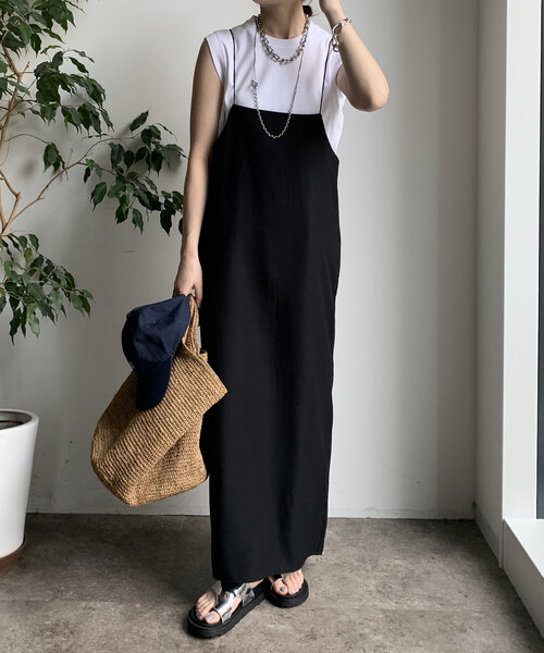 DouDou（ドゥドゥ）の「裾切替タンクプルオーバー（Tシャツ/カットソー・レディース・ピンクベージュ/ブラック/オレンジ/オフホワイト/チャコールグレー・FREE）」の13枚目の写真