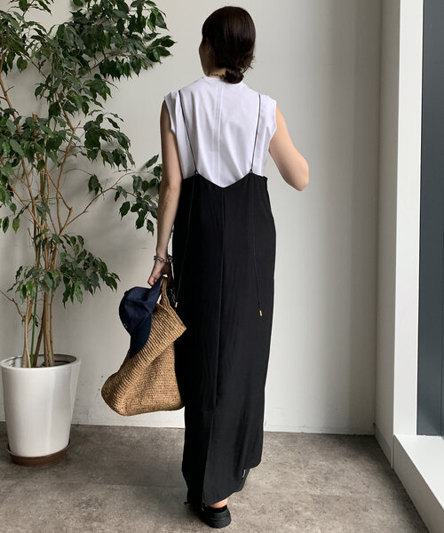 DouDou（ドゥドゥ）の「裾切替タンクプルオーバー（Tシャツ/カットソー・レディース・ピンクベージュ/ブラック/オレンジ/オフホワイト/チャコールグレー・FREE）」の17枚目の写真