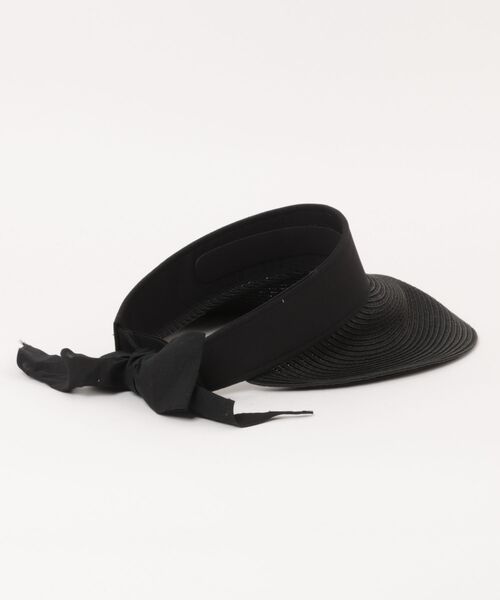 DONOBAN（ドノバン）の「ラフィアサンバイザー（キャップ・レディース・ブラック/ベージュ・ONE）」の14枚目の写真