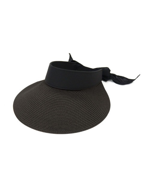 DONOBAN（ドノバン）の「ラフィアサンバイザー（キャップ・レディース・ブラック/ベージュ・ONE）」の16枚目の写真