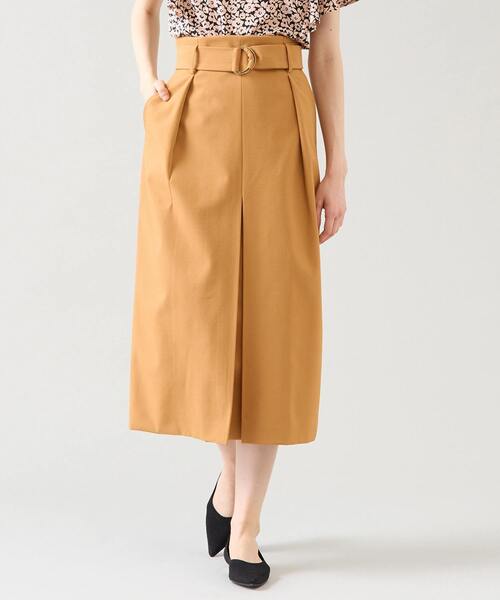 Tiara(ティアラ)の「ゴールドベルトボックススカート(スカート・レディース・オレンジ/ホワイト/ブラック・3/2)」の1枚目の写真