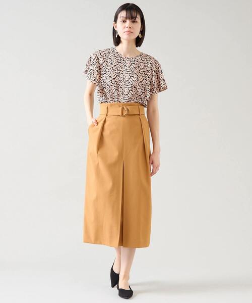 Tiara(ティアラ)の「ゴールドベルトボックススカート(スカート・レディース・オレンジ/ホワイト/ブラック・3/2)」の10枚目の写真