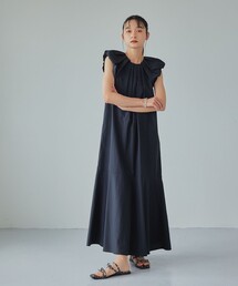 美品 グリーンレベルリラクシング ワンピース フレア サイズ36 green label relaxing（グリーンレーベルリラクシング）の「W
