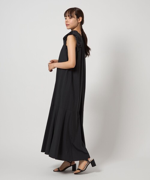 【JOURNAL STANDARD】タックパフサイドフレアワンピース JOURNAL STANDARD ワンピース タックパフサイドフレアワンピース