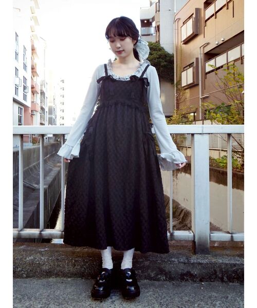 merry jenny（メリージェニー）の「pokopoko ribbon race dress