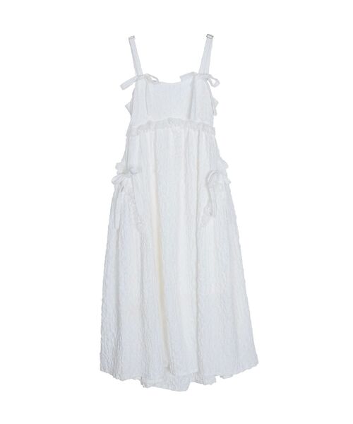ribbon pattern pleated dress – BUNNY APARTMENT