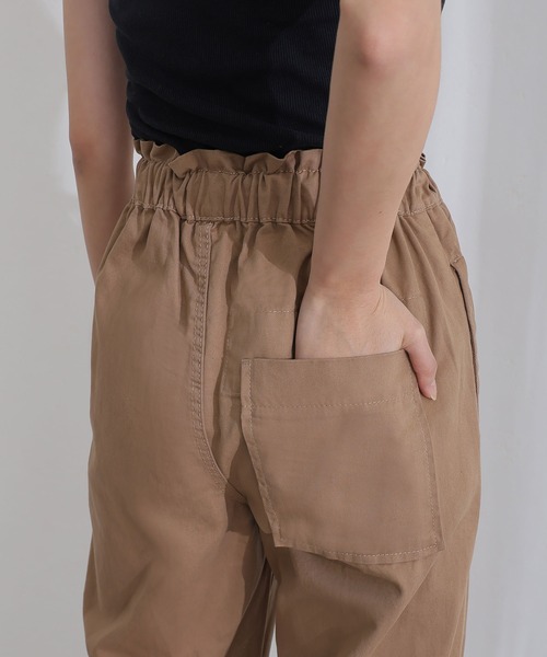 ElegChic(エレグシック)の「リラックスワイド パラシュートパンツ(チノパンツ・レディース・ベージュ/カーキ/ブラック・XXL/XL/L/M/4L)」の14枚目の写真