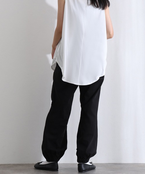 ElegChic(エレグシック)の「リラックスワイド パラシュートパンツ(チノパンツ・レディース・ベージュ/カーキ/ブラック・XXL/XL/L/M/4L)」の20枚目の写真