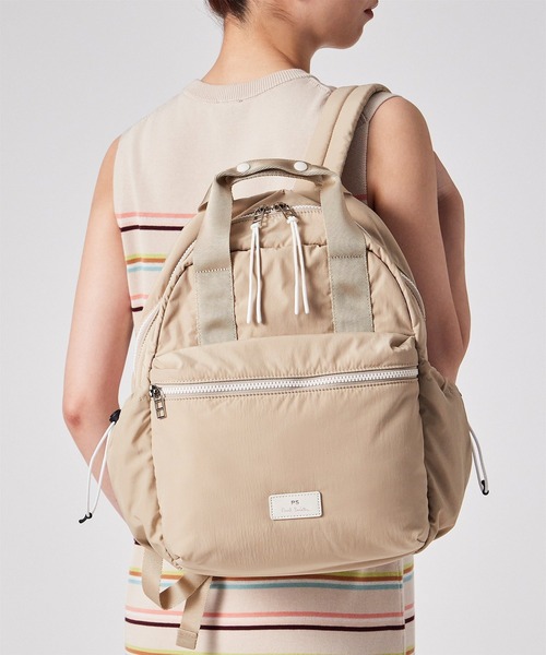 Paul Smith（ポールスミス）の「PSフラッフィー リュック / 555404 WB071R（バックパック/リュック・レディース・ブラック/グレイッシュベージュ・FREE）」の15枚目の写真