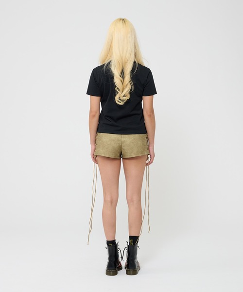FTW(エフティダブリュー)の「Dirty Cat Dollar Tee(Tシャツ/カットソー・レディース・ホワイト/ピンク/ブラック・X-SMALL/MEDIUM/LARGE)」の14枚目の写真