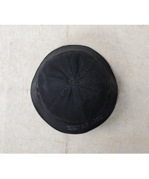WAIPER.inc(ワイパーインク)の「WAIPER.inc 米軍 セーラーハット STENCIL PIGMENT DYED【WP1117】(ハット・メンズ・ブラック/イエロー・M/L/XL)」の5枚目の写真