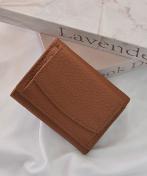 VIBGYOR Women（ヴィブジョー　ウィメン）の「【float】マシュマロタッチ コンパクト シンプル 三つ折り ミニ財布【17色展開】（財布・レディース・アッシュブラウン/エメラルドブルー/ブラック/アイボリー/ベビーピンク/ピンク/グリーン/ライトグリーン/モスグリーン/ワインレッド/ブラウン/レッド/ネイビー/イエロー/オレンジ/インディゴブルー/パープル・FREE）」の5枚目の写真