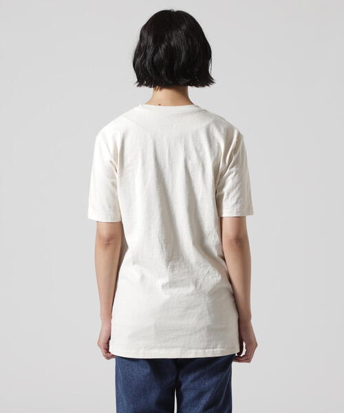 MIXTA（ミクスタ）の「MIXTA/ミクスタ　CREW NECK MEOW　Tシャツ（Tシャツ/カットソー・レディース・ナチュラル・S）」の2枚目の写真