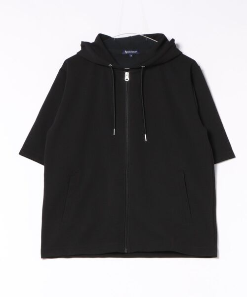 【Blue Standard/ブルースタンダード】ドライリップル フルジップパーカー 吸水速乾 ストレッチ イージーケア さらさら快適 日焼け対策 冷房対策