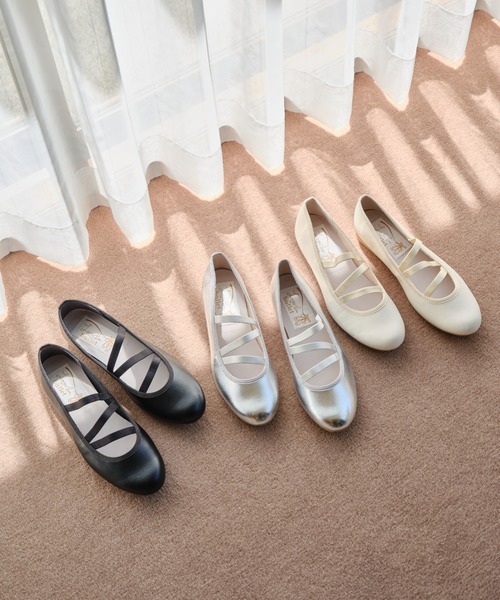 レイン対応】メリージェーンバレエシューズ(RB2002)（レインシューズ
