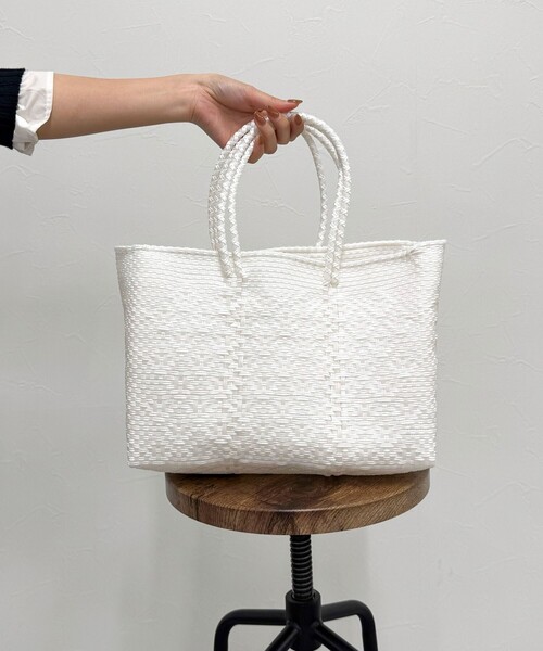 fredy emue(フレディエミュ)の「【MoonBird /ムーンバード】ワイドシェイプメルカドバッグ(かごバッグ・レディース・ホワイト系その他/オフホワイト/ブラック系その他・FREE)」の20枚目の写真