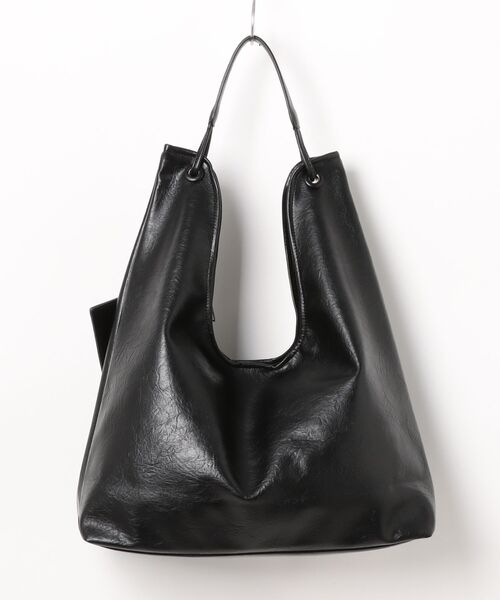 CURI BISCUI（キュリ　ビスキュイ）の「2ポーチセット ワンハンドルバッグ（トートバッグ・レディース・ブラック/シルバー/モカ・FREE）」の4枚目の写真