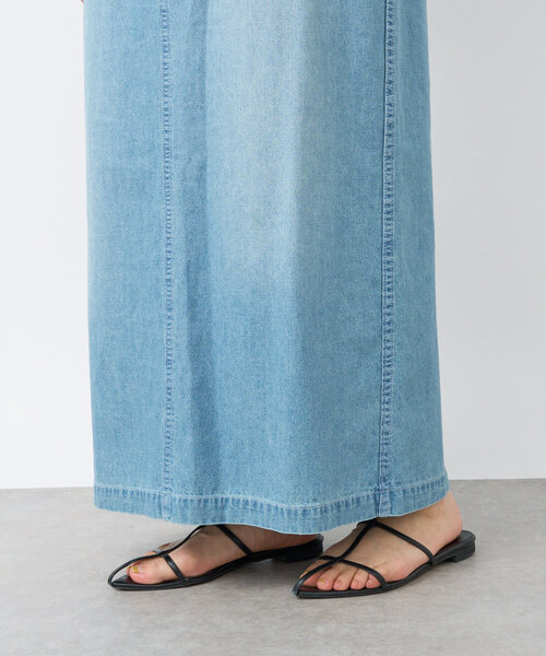 BALENCIAGA デニム 半袖シャツワンピース バレンシアガ BALENCIAGA 471209 TUE14 Pinched Collar Denim