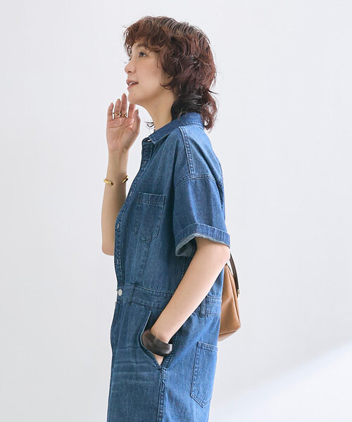 RIVE DROITE 【MONN×Yoshiiiiii】デニムシャツワンピース MONN×Yoshiiiiii】デニムシャツワンピース（シャツワンピース