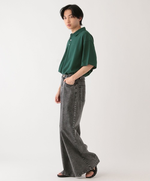 GLOBAL WORK(グローバルワーク)の「ロゴ刺繍ポロシャツ/AND YUA ANY/499715(ポロシャツ・キッズ・ホワイト系8/ダークグリーン・160cm/170cm)」の17枚目の写真