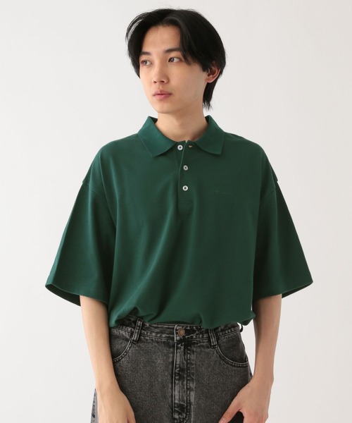 GLOBAL WORK(グローバルワーク)の「ロゴ刺繍ポロシャツ/AND YUA ANY/499715(ポロシャツ・キッズ・ホワイト系8/ダークグリーン・160cm/170cm)」の19枚目の写真