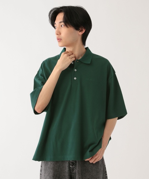 GLOBAL WORK(グローバルワーク)の「ロゴ刺繍ポロシャツ/AND YUA ANY/499715(ポロシャツ・キッズ・ホワイト系8/ダークグリーン・160cm/170cm)」の22枚目の写真