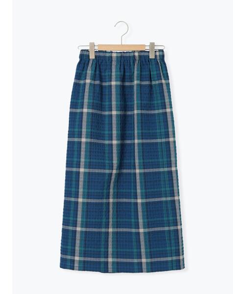 Samansa Mos2(サマンサ モスモス)の「【UVカット】チェック柄ナロースカート(スカート・レディース・ブルー/グリーン/グレー/ピンク・F)」の20枚目の写真