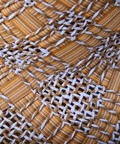 CIAOPANIC TYPY（チャオパニックティピー）の「【Aguni】紐付きペーパーHAT（ハット・レディース・ブラウン/オフホワイト/ブラック・ONE SIZE）」の10枚目の写真