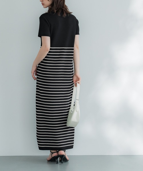 coca(coca)(コカ)の「ニットロングワンピース(ワンピース・レディース・ブラック/その他1・S/M/L)」の5枚目の写真