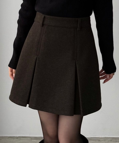 Dior インパン付きスカート セール】メルトンプリーツミニスカート（インパン付き）（スカート