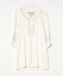 GREED - GREED グリード ブラウス S グレー 【古着】【中古】 GREED - GREED グリード ブラウス S グレー 【古着】【中古】の