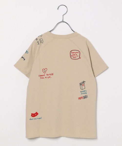 LEPSIM（レプシィム）の「【KIDS】モチーフロゴプルオーバーSS　497005（Tシャツ/カットソー・キッズ・チャコールグレー/オフホワイト/ベージュ・120/140/130）」の6枚目の写真