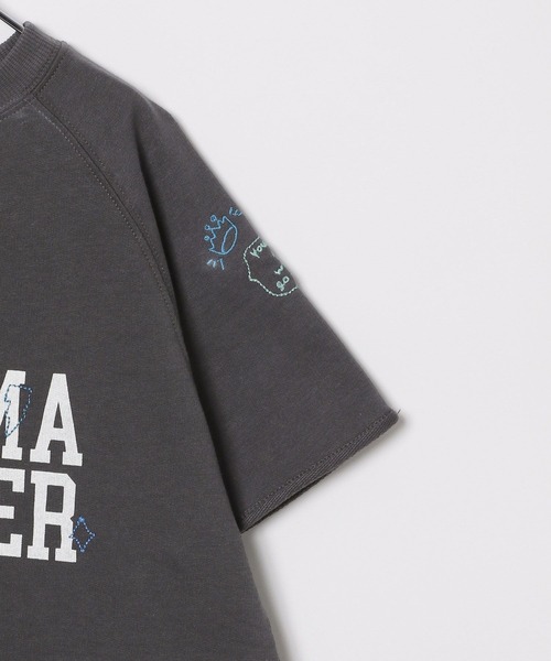 LEPSIM（レプシィム）の「【KIDS】モチーフロゴプルオーバーSS　497005（Tシャツ/カットソー・キッズ・チャコールグレー/オフホワイト/ベージュ・120/140/130）」の8枚目の写真