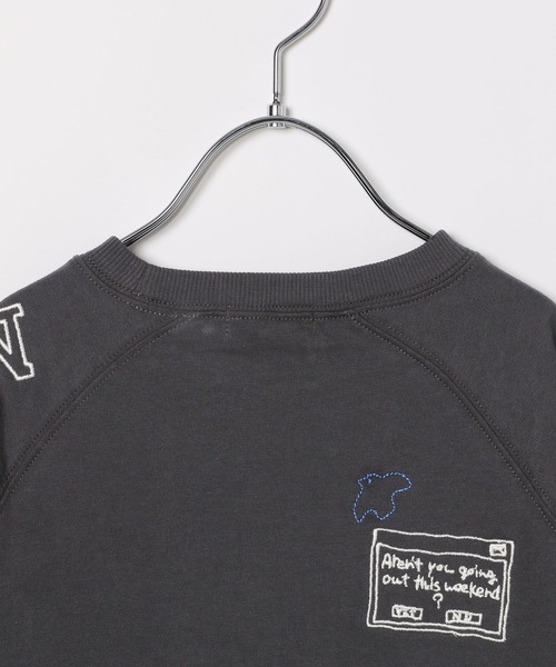 LEPSIM（レプシィム）の「【KIDS】モチーフロゴプルオーバーSS　497005（Tシャツ/カットソー・キッズ・チャコールグレー/オフホワイト/ベージュ・120/140/130）」の10枚目の写真