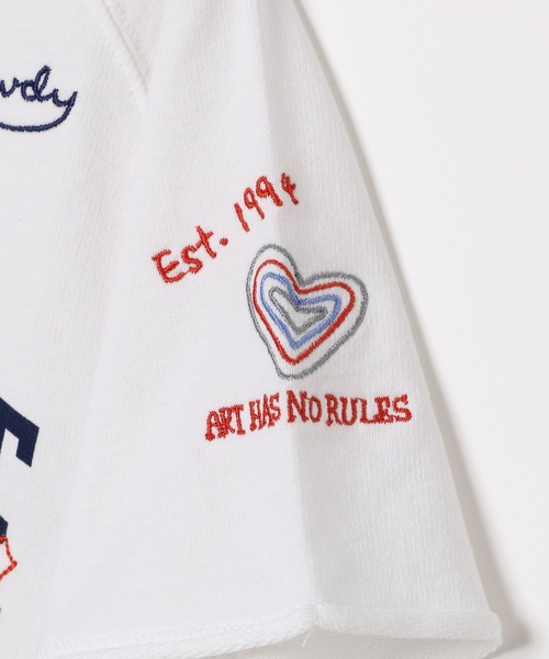 LEPSIM（レプシィム）の「【KIDS】モチーフロゴプルオーバーSS　497005（Tシャツ/カットソー・キッズ・チャコールグレー/オフホワイト/ベージュ・120/140/130）」の12枚目の写真