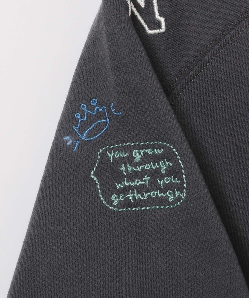 LEPSIM（レプシィム）の「【KIDS】モチーフロゴプルオーバーSS　497005（Tシャツ/カットソー・キッズ・チャコールグレー/オフホワイト/ベージュ・120/140/130）」の17枚目の写真