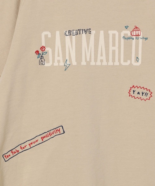 LEPSIM（レプシィム）の「【KIDS】モチーフロゴプルオーバーSS　497005（Tシャツ/カットソー・キッズ・チャコールグレー/オフホワイト/ベージュ・120/140/130）」の19枚目の写真