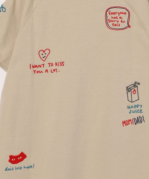 LEPSIM（レプシィム）の「【KIDS】モチーフロゴプルオーバーSS　497005（Tシャツ/カットソー・キッズ・チャコールグレー/オフホワイト/ベージュ・120/140/130）」の21枚目の写真