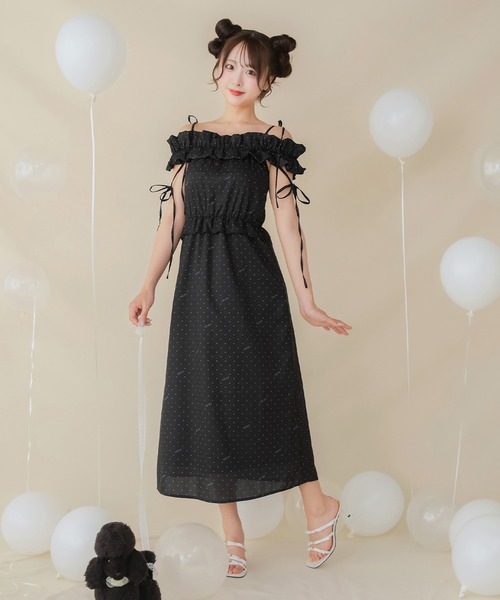 yilon イロン Shoulderoff mini ワンピース yilon イロン Shoulderoff mini ワンピース（7th Anniversary