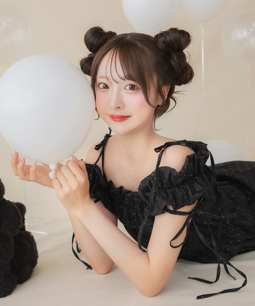 Off-Shoulder Long One Piece/オフショルロングワンピース（ワンピース