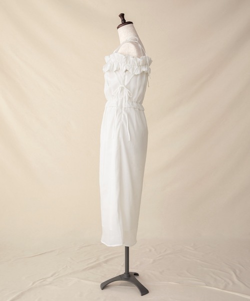 Off-Shoulder Long One Piece/オフショルロングワンピース