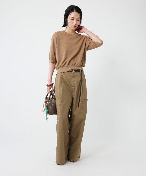 BABYLONE（バビロン）の「【ATELIER AMBOISE】ホソベルト（ベルト・レディース・ブラック/ダークブラウン・フリー）」の7枚目の写真