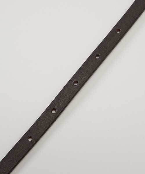 BABYLONE（バビロン）の「【ATELIER AMBOISE】ホソベルト（ベルト・レディース・ブラック/ダークブラウン・フリー）」の15枚目の写真