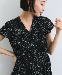 VIS | シャーリングデザインワンピース【WEB限定サイズ】(ワンピース)