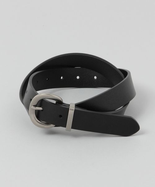 JEANASIS(ジーナシス)の「ヘンケイラウンドベルト/494599(ベルト・レディース・ブラック/ブラウン・FREE)」の1枚目の写真