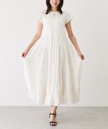 Jayro（ジャイロ）の「綿ボイルティアードワンピース（ワンピース）」