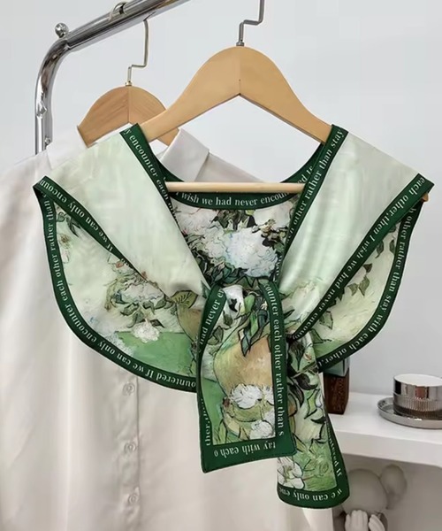 ammy.（エイミードット）の「【 ammy. / エイミードット 】 ボタニカル アート デザイン セーラー カラー / つけ襟（バンダナ/スカーフ・レディース・A/B/C/D/E・FREE）」の3枚目の写真